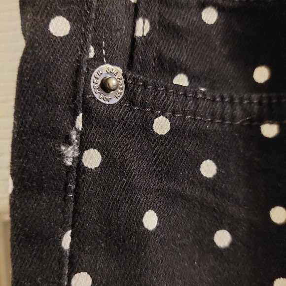 Black with White PolkaDot Ankle Pants - Picture 5 of 7